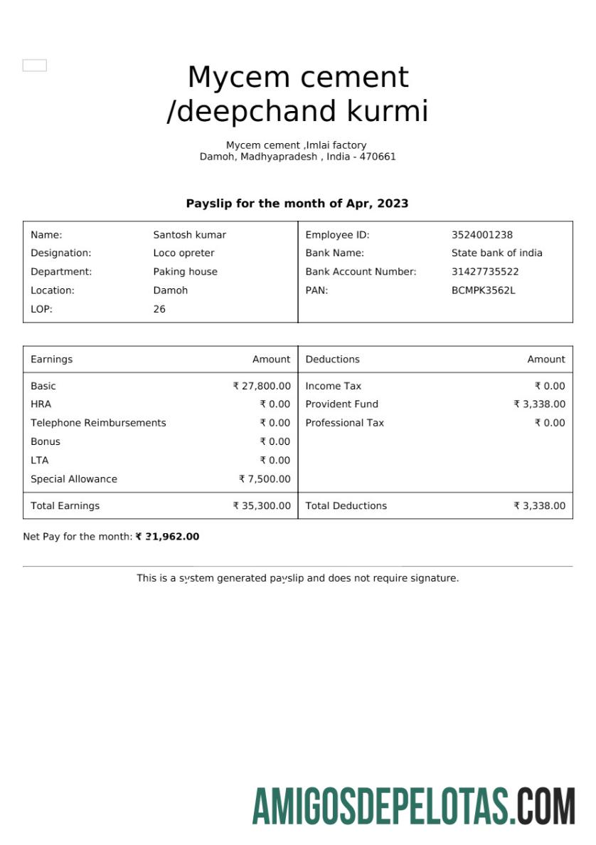 Realista Modelo de recibo de pagamento de cimento Mycem em formatos Word e PDF.pdf, 1